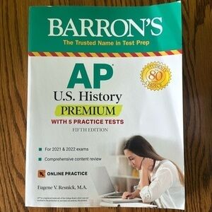Barron’s book US history AP premium fifth edition test prep